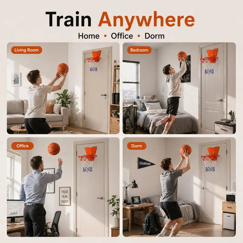 Silent Basketball Indoor Hoop Set.