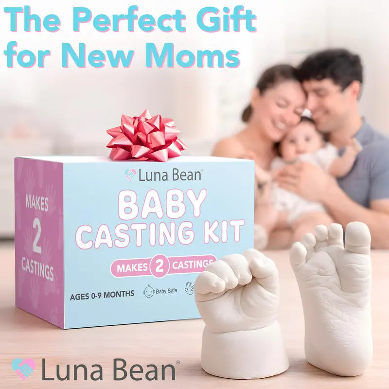 Luna Bean Baby Hand and Foot Casting Kit 2pc