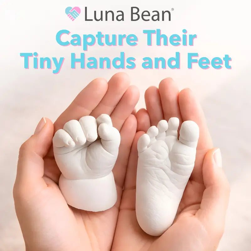 Luna Bean Baby Hand and Foot Casting Kit 2pc