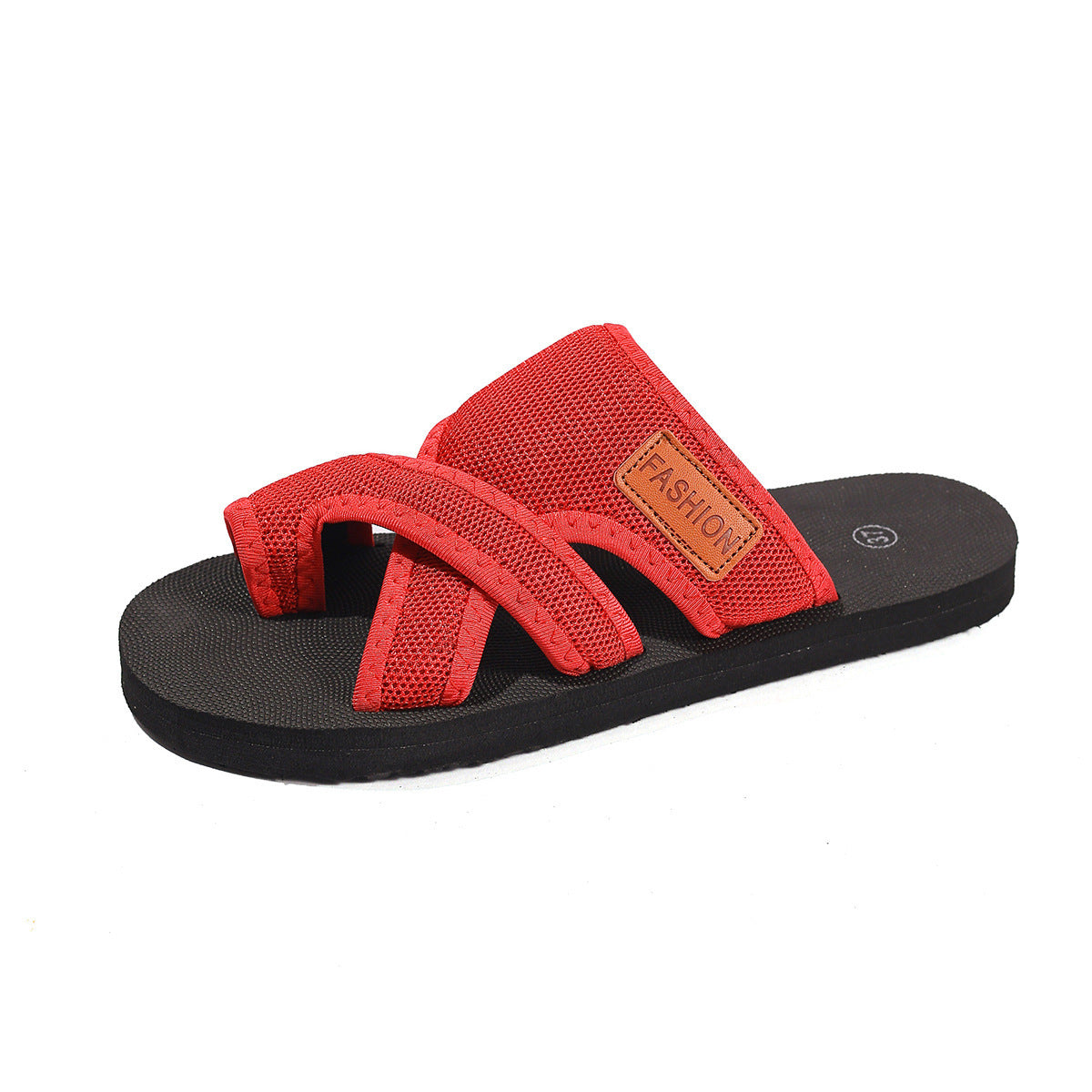 Summer New European And American Breathable Mesh Peep-toe Slippers