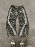 Men's Camo Print Straight Leg Sweatpants