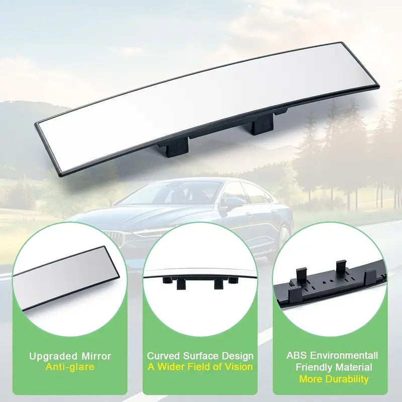 L- Inch Panoramic Convex real view Mirror