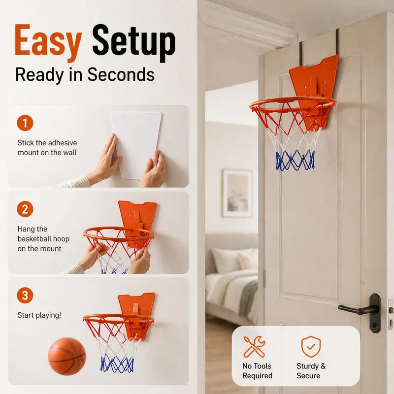 Silent Basketball Indoor Hoop Set.