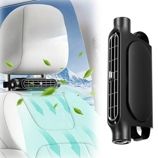 Quiet Portable Clip-On Car Fan