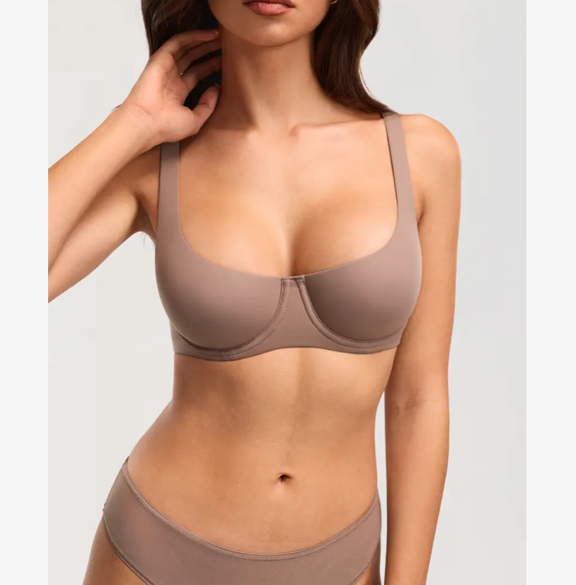 Unlined Balconette Bra