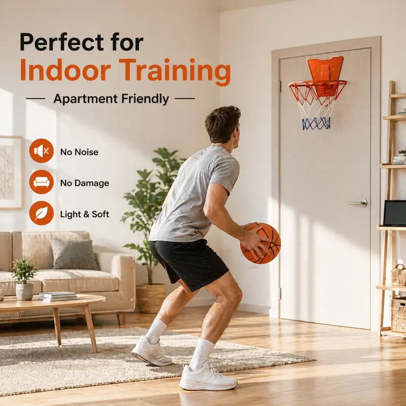 Silent Basketball Indoor Hoop Set.