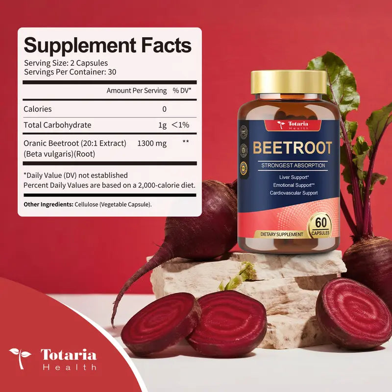Organic Beet Root Capsules
